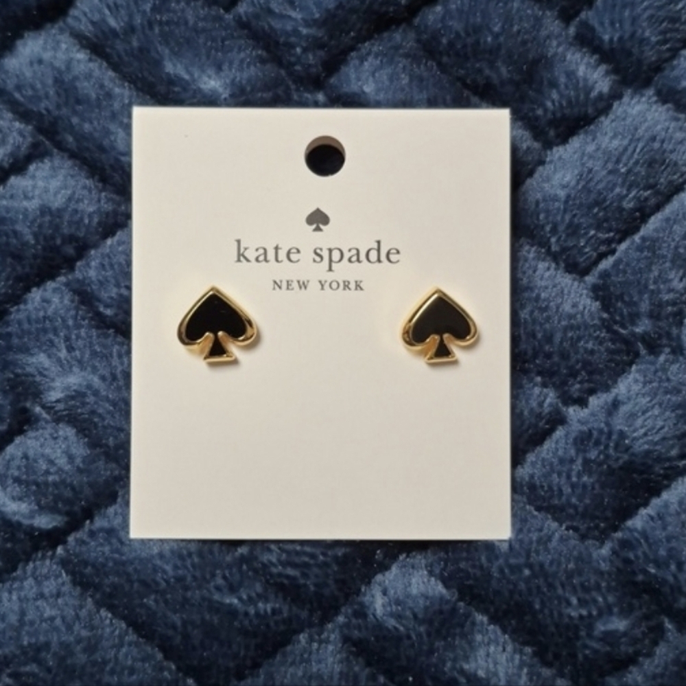 "Everyday Spade" Kate Spade Stud Earrings, New With Tags